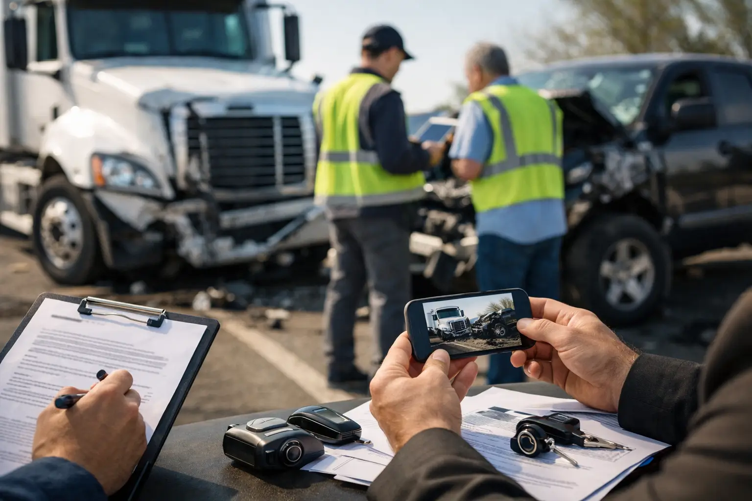 Trucking Company Liability Proof After a Crash